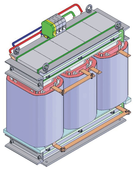 Dreiphasen--Einphasen Heiz-Transformator 100 kVA
