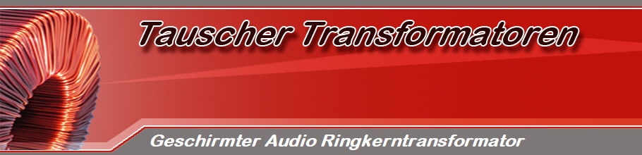 Geschirmter Audio Ringkerntransformator